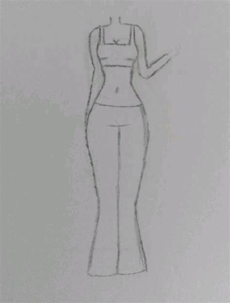 Cuerpo De Una Mujer Dibujo