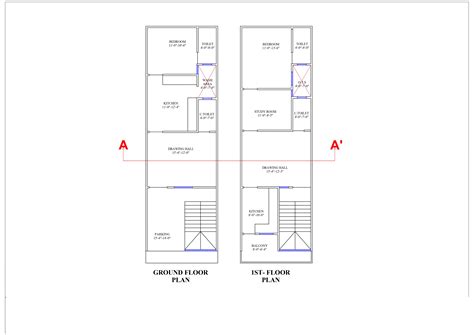 16x50 Home Elevation Design | 16*50 Plot Size House Plan