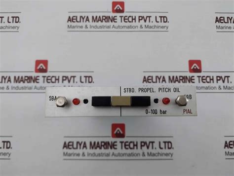 Autronica Kmc-210 Pcb Stbd Propeller Pitch Oil Control 0-100 Bar 7252 ...