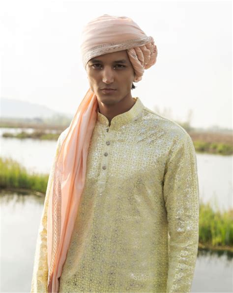 Shop for designer festive wear kurtas for men