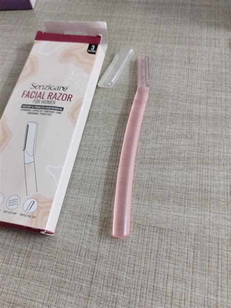 Senzicare Reusable Face Razor for Women Facial Hair- 3 Razors ...