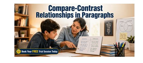 Compare-Contrast Relationships in Paragraphs: Practice Worksheet [PDF]