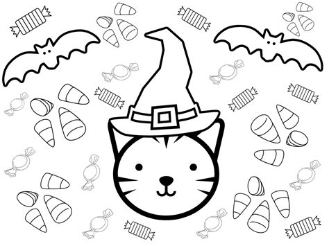 Kids Halloween Coloring Pages
