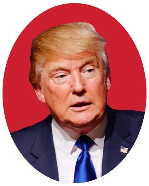 Donald Trump Face PNG Transparent Image