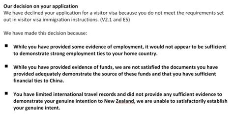 2023年详细新西兰留学签证拒签的几种情况