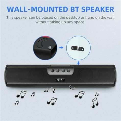 Buy Bluetooth 5.0 Soundbar TV Speaker Wireless Home Theater Sound Bar ...