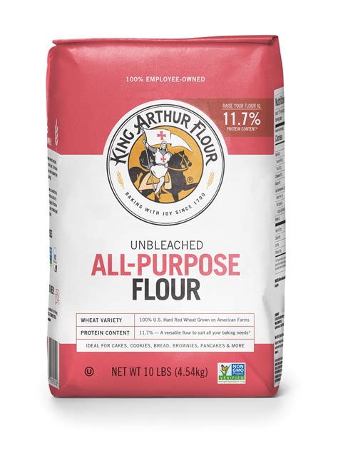 King Arthur Flour All-Purpose Flour Unbleached, 10lb - Walmart.com ...