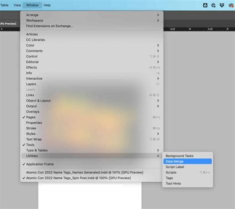 Image result for Data Merge Export InDesign Script