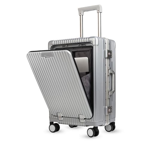 THE CLOWNFISH Ambassador Series Carry-On Luggage Polycarbonate Hard Ca ...