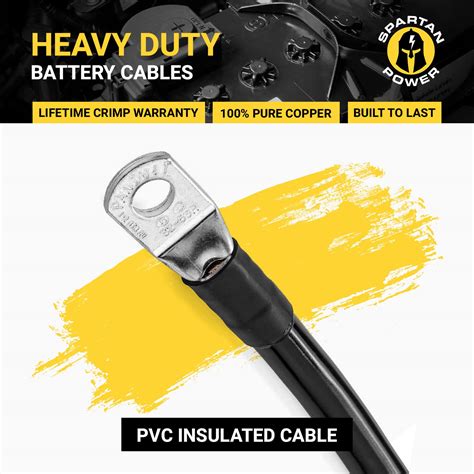 Snapklik.com : Battery Cable 8 Foot 4 Gauge AWG Wire Set 5/16" M8 Made ...