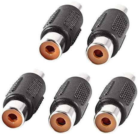 LipiWorld ® RCA Female to RCA Female Coupler Converter Jointer Jack for ...