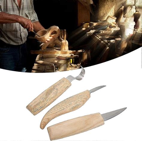 Wood Carving Tools, Whittling Knife Kit, Manual Woodworking Tools ...