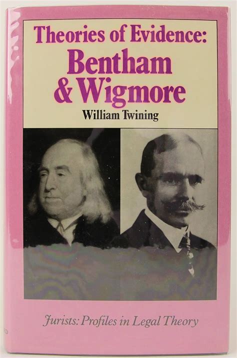 Buy Theories of Evidence: Bentham and Wigmore (Jurists Profiles in ...