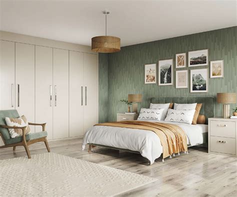 Dusk Cashmere Neutral Fitted Bedrooms | Fitted Wardrobes | Sage green ...