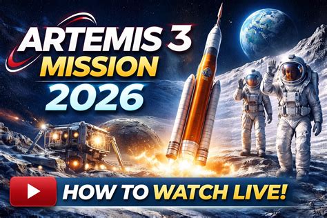 Artemis 3 Mission (2026): Complete Guide, Why It Matters & How to Watch ...