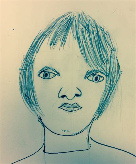 Class 4RM have been drawing self portraits. They tried really hard to ...