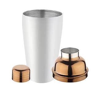 Buy Steren Impex | White & Copper (PVD Coated) Cocktail Shaker with ...