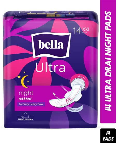Buy Bella Drai Ultra Night Sanitary Pads 14 XXL Pads (14 pieces) Online ...