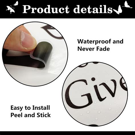 Sinekong Removable Inspirational Quote Wall Decals for Home India | Ubuy