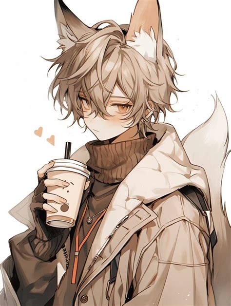 Drawing tutorial by real japanese artistis kitsune boy cute anime boy ...