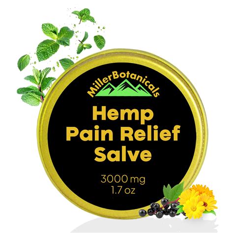 Buy Hemp Salve - 3000 mg Maximum Strength Muscle & Hours of Soothing ...