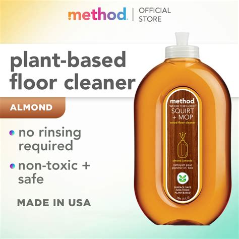 Method Floor Cleaner Squirt + Mop Wood Almond (739ml) | Shopee Singapore
