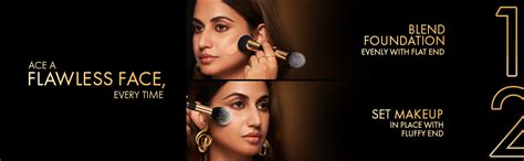 Lakme Absolute Makeup Master Tools - Dual Ended Fondation&Powder Brush ...