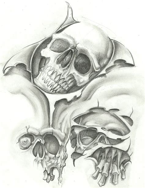 Skull Pencil Sketch: Capturing the Essence of Mortality in Art