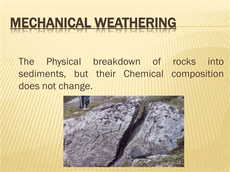 PPT - Weathering Processes in Geology PowerPoint Presentation, free ...