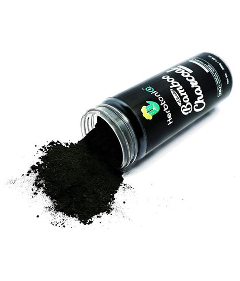 HerbtoniQ Organic Activated Bamboo Charcoal Powder Face Pack 200 gm ...