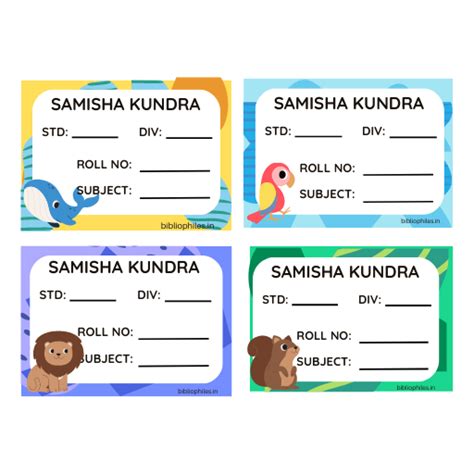 Book Labels – Bibliophiles