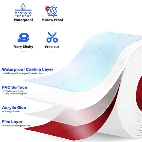 Buy Bath Sealant Strip, Simple Seal Tape, Sealant Tape, Bathroom ...