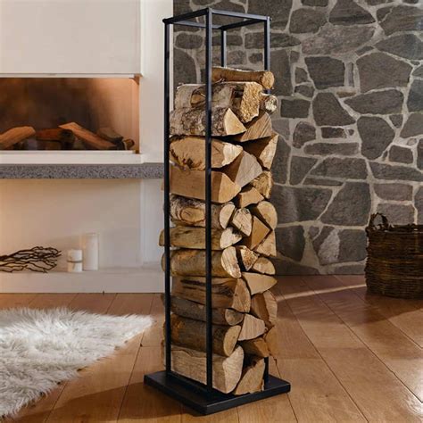 Firewood Holder Metal Firewood Rack Indoor Outdoor - Etsy