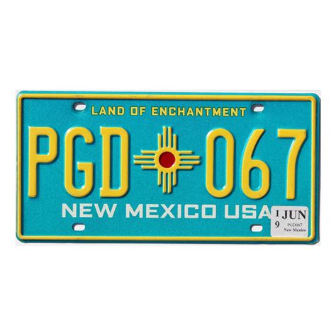 New Mexico Turquoise License Plates | ShopLicensePlates