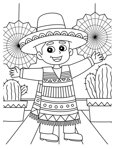 Coloring Pages Of Mexico