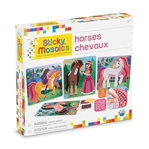 The Orb Factory Sticky Mosaics Horses Arts and Crafts (2296 Piece ...