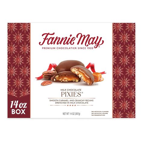 Amazon.com : Fannie May, Premium Milk Chocolate, Pixies, Holiday Gift ...