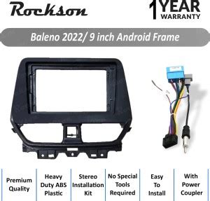 Rockson Baleno 2022 9"Inch ABS Frame for Android Car Stereo Price in ...