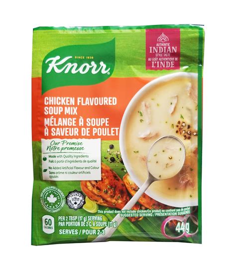 Knorr Chicken Flavored Soup Mix, Authentic Indian Style Taste, 44g/1.5