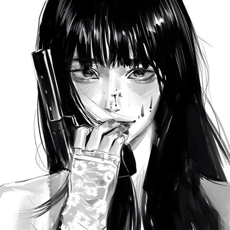 Pin by Hersha Mias on for pfp | Cute drawings, Anime monochrome ...