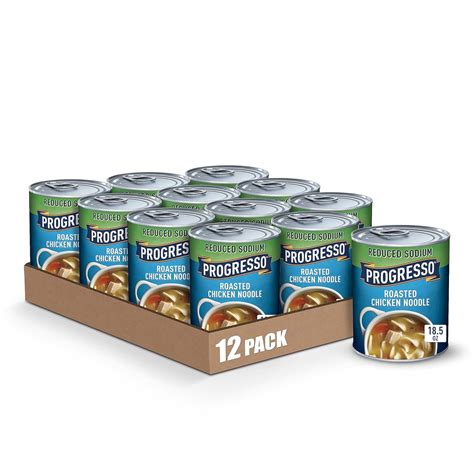 Amazon.com : Progresso Reduced Sodium Canned Soup, Roasted Chicken ...