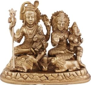 ARIHANT CRAFT Hindu God Shiva Parivar Idol Lord Shiva Parvati Ganesh ...