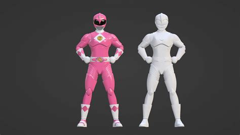 Pink Ranger - Mighty Morphin Power Rangers The Movie 3D Model by ...