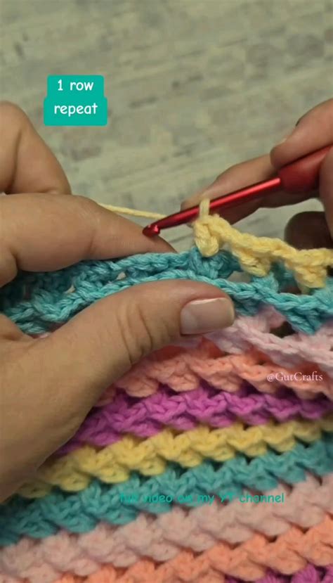 Image result for One-Two Row Repeat Crochet Pattern Free