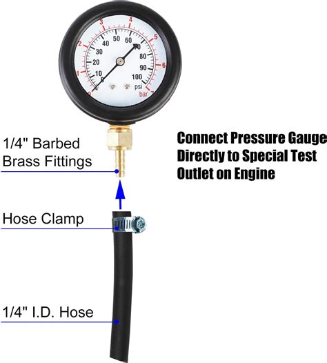 JIFETOR Fuel Injection Pump Pressure Tester Gauge India | Ubuy