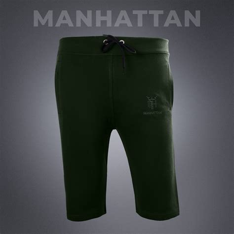 Premium Cotton Military Green 3/4 Shorts Regular Fit – Pitshirts