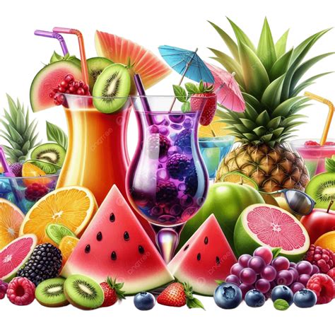 Fresh Fruit Punch Drink Food, Fresh, Fruit, Drink Punch Food PNG ...