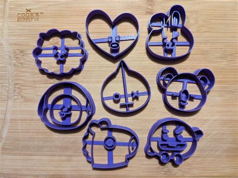 BTS BT21 Cookie Cutters, Fondant and Clay Cutters - Etsy Canada