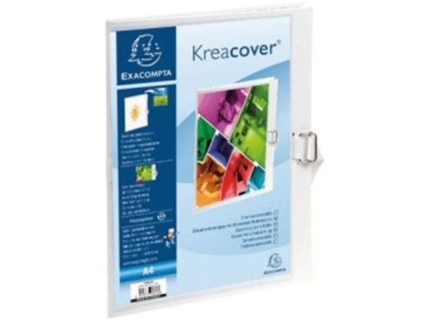 Chemise extensible balacron personnalisable Exacompta Blanc | Contact ...