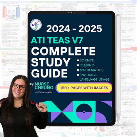 Complete ATI TEAS V7 Study Guide 2024 - 2025 by Nursecheung With 170 ...